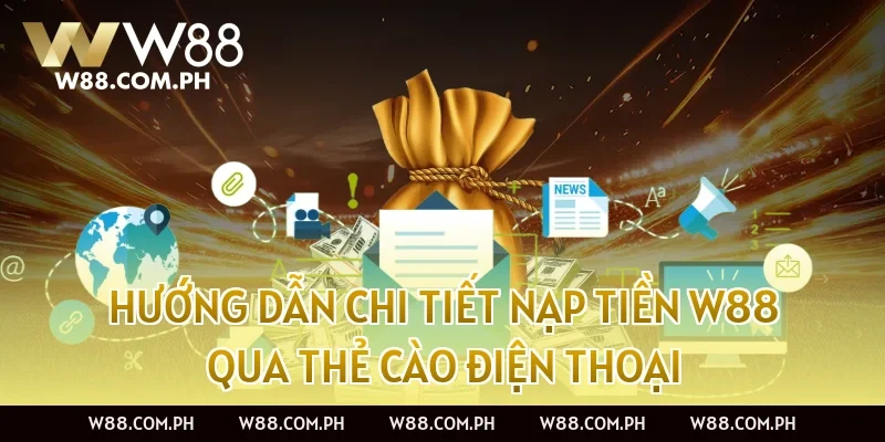 Hướng dẫn chi tiết nạp tiền W88 qua thẻ cào điện thoại