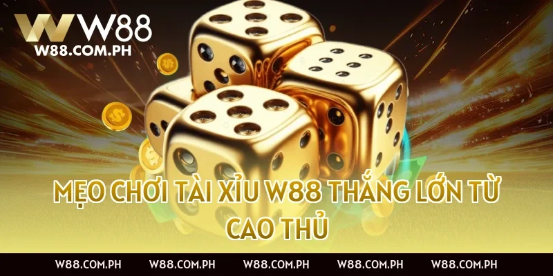 Mẹo chơi Tài Xỉu W88 thắng lớn từ cao thủ